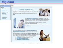 Tablet Screenshot of diginaut.com